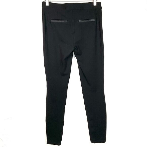 Armani Exchange Black Mixed Media Skinny Pants Small - Picture 5 of 7